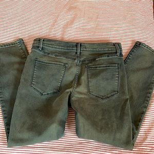 Free People Jeans - Distressed Green/Blue Wash